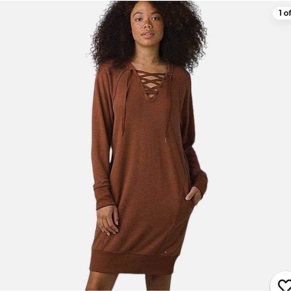 Prana cozy up terry dress